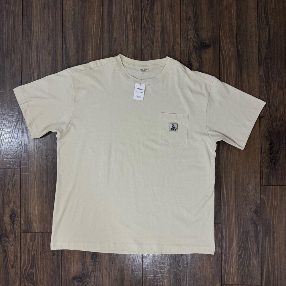 Cotton On Heavy Weight Pocket T- Shirt
